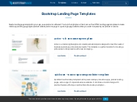 Bootstrap Landing Page Templates | BootstrapMade
