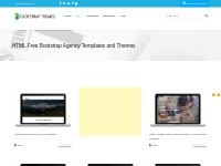 HTML Free Bootstrap Agency Templates and Themes