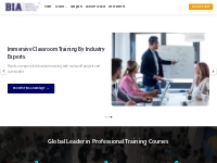 Professional Training Courses - Classroom   Online Training at BIA