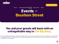 Events | Bourbon Street Balcony Rentals - New Orleans