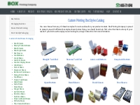 Custom Printing Box Styles Catalog