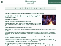 Rules   Regulations | Brannen Lake