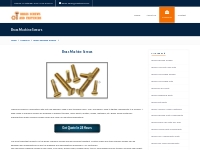 Brass Fasteners | Machine Screws | Manufacturer and Exporters | Brass 