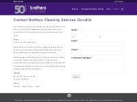 Contact Brothers Cleaning Services Corvallis | Brothers Cleaning Servi