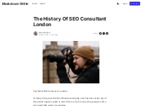 The History Of SEO Consultant London