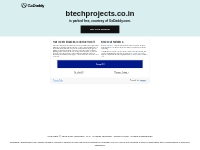 Btech projects consultants | BTech projects providers in Hyderabad