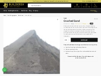 Buy Crushed Sand At Lowest Price Online | Builders9
