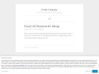 Fraud Company | Do not Trust on the Service of this Company