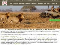 2024 Top East Africa Safari Packages By Bushtroop