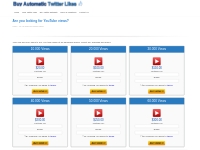 Are you looking for YouTube views? | Buy Automatic Twitter Likes