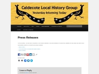 Press Releases | Caldecote Local History Group