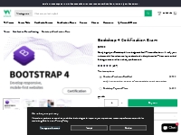 Bootstrap 4 Certification Exam — W3Schools.com