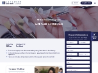Gel Nail Certificate - Canadian Beauty College