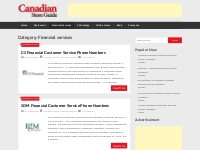Financial services Archives - Canadian Store Guide