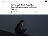 It's The Ugly Truth About Car Remote Programming Locksmith Near M