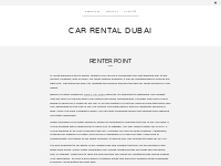 Renter Point | Car Rental Dubai