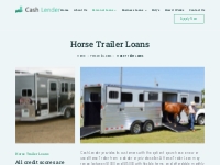 Horse Trailer Financing | Getting A Loan for A Horse Trailer Today - C