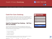 Cash For Cars Geelong UpTo $6999 Free Car Removal 0488 788 508