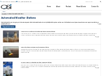 Automated Weather Stations On Optical Scientific, Inc.