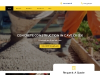 Top-Rated Concrete Contractors in Cave Creek AZ | Free Quote