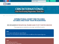 International Training and Study Tour Programmes/Workshops (Study Tour