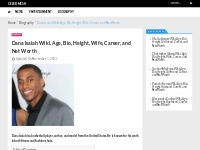 Dana Isaiah Wiki, Age, Bio, Height, Wife, Career, and Net Worth