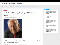 David Kahn Wiki, Age, Bio, Height, Wife, Career, and Net Worth