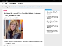 Kathleen Kirkwood Wiki, Age, Bio, Height, Husband, Career, Salary