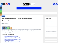 A Comprehensive Guide to Linux File Permissions | CentLinux