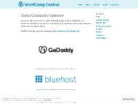 Global Community Sponsors   WordCamp Central