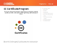 Creative Commons Certificate