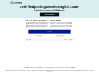 Certified Portuguese to English Translation