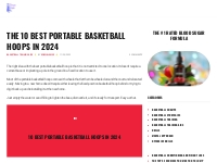 The 10 Best Portable Basketball Hoops In 2024 - Champshoops