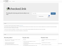 checked.link - The link safety service