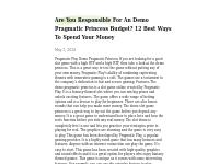 Are You Responsible For An Demo Pragmatic Princess Budget? 12 Best Way