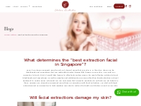 Best Extraction Facial in Singapore - Chelsea Aesthetics