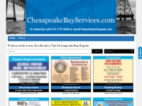 Find Local Services You Need In The Chesapeake Bay Region