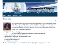 Preservation   Chesapeake Chapter U.S.L.H.S.