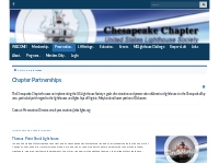 Chapter Partnerships   Chesapeake Chapter U.S.L.H.S.