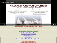Live streaming of sermons and adult classes of the Church of Christ in