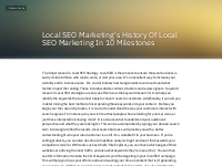 Local SEO Marketing's History Of Local SEO Marketing In...