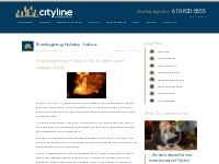 Thanksgiving Holiday Advice - Cityline Construction