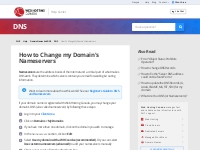 How to Change my Domain s Nameservers - Knowledgebase - WHC.CA