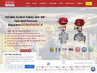Control Valves and Pressure Regulators Manufacturer | THINKTANK