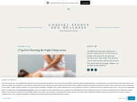 5 Tips For Choosing the Right Chiropractor   Coastal Sports And Wellne