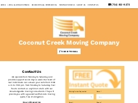 Contact Us | Coconut Creek Moving Company | Florida
