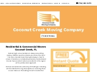 Residential   Commercial Movers | Coconut Creek