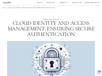 Secure Cloud Identity and Access Management Solutions | Cognith