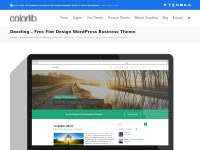 Dazzling - Free Flat Design WordPress Business Theme - Colorlib
