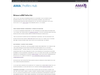 AMA Profiles Hub